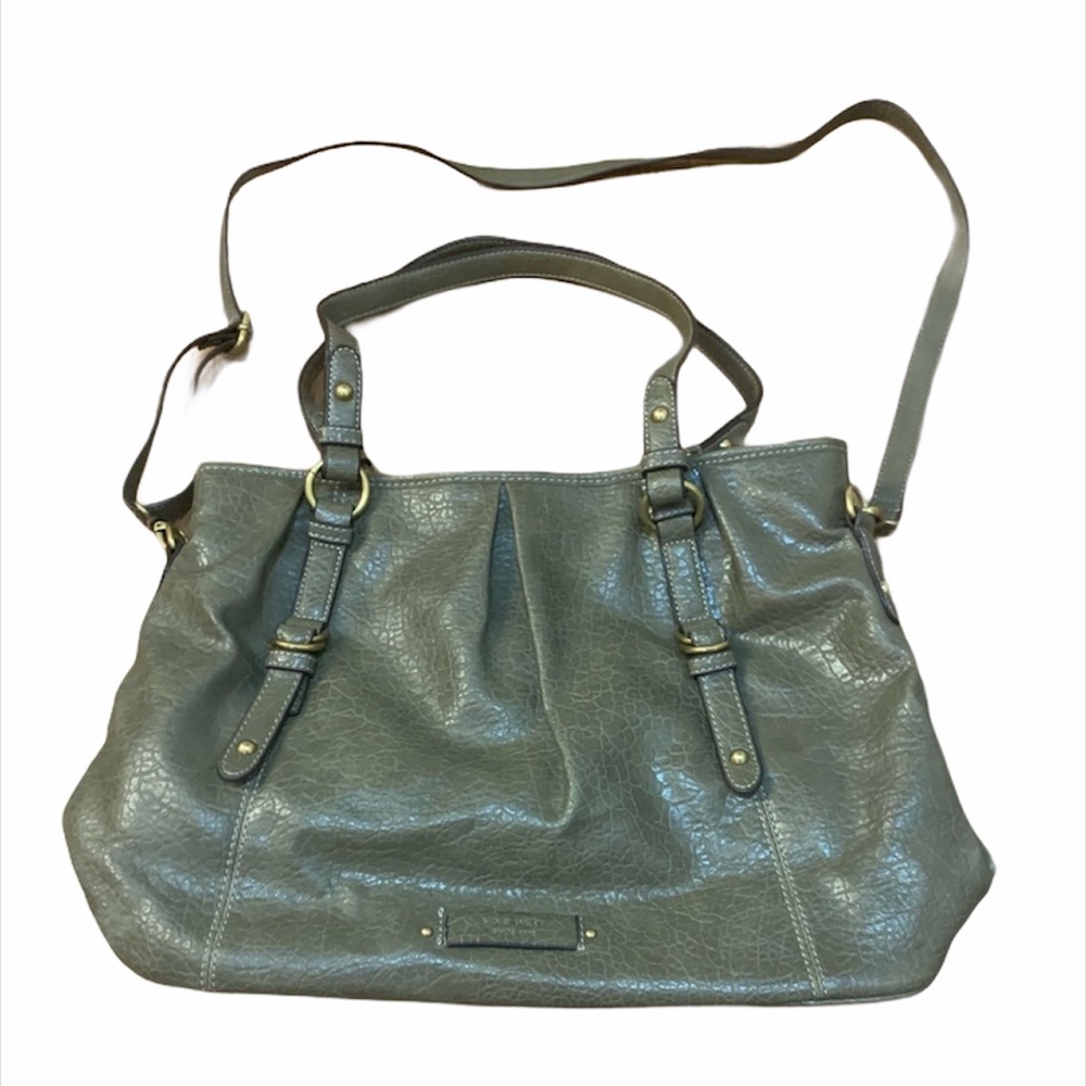 Nine West Green Crossbody Faux Leather Purse